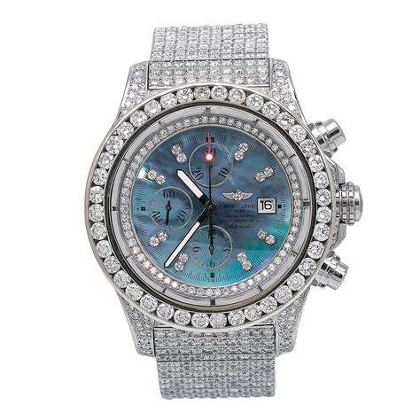 breitling ring mens|men's Breitling watches with diamonds.